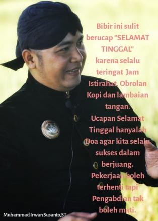 Pak Lurah Irwan Purna Tugas 